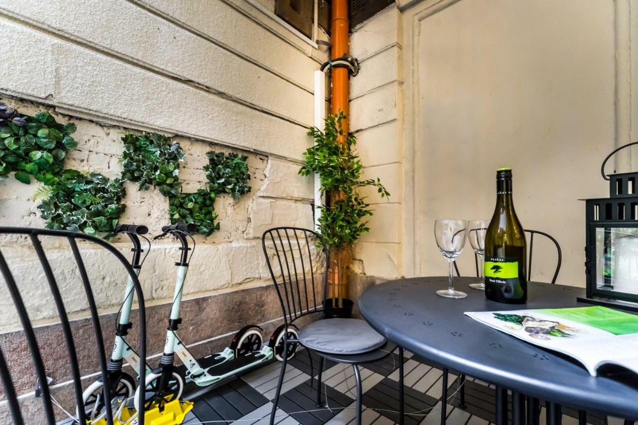 Bpr Vintage Garden Apartment With Terrace & Sauna Budapest Exteriör bild